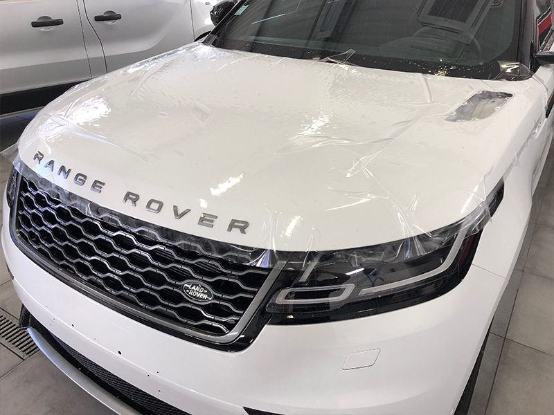 Range Rover Velar Film de protection transparent sur la face avant